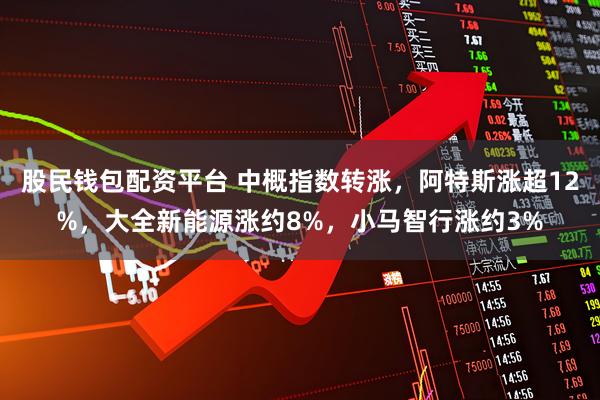股民钱包配资平台 中概指数转涨，阿特斯涨超12%，大全新能源涨约8%，小马智行涨约3%