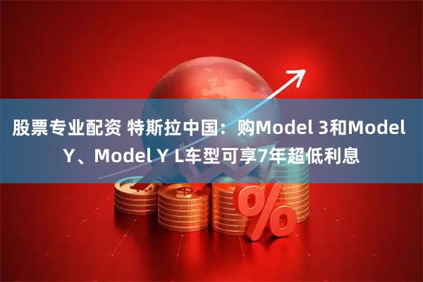 股票专业配资 特斯拉中国：购Model 3和Model Y、Model Y L车型可享7年超低利息
